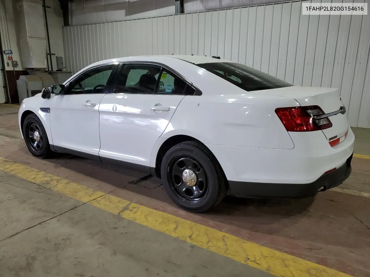 2016 Ford Taurus Police Interceptor VIN: 1FAHP2L82GG154616 Lot: 56463975