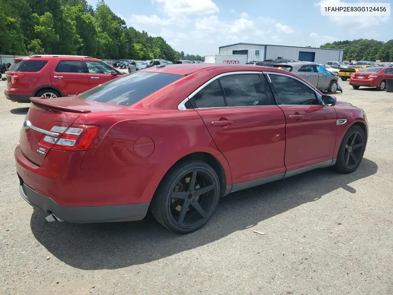 2016 Ford Taurus Sel VIN: 1FAHP2E83GG124456 Lot: 62854455