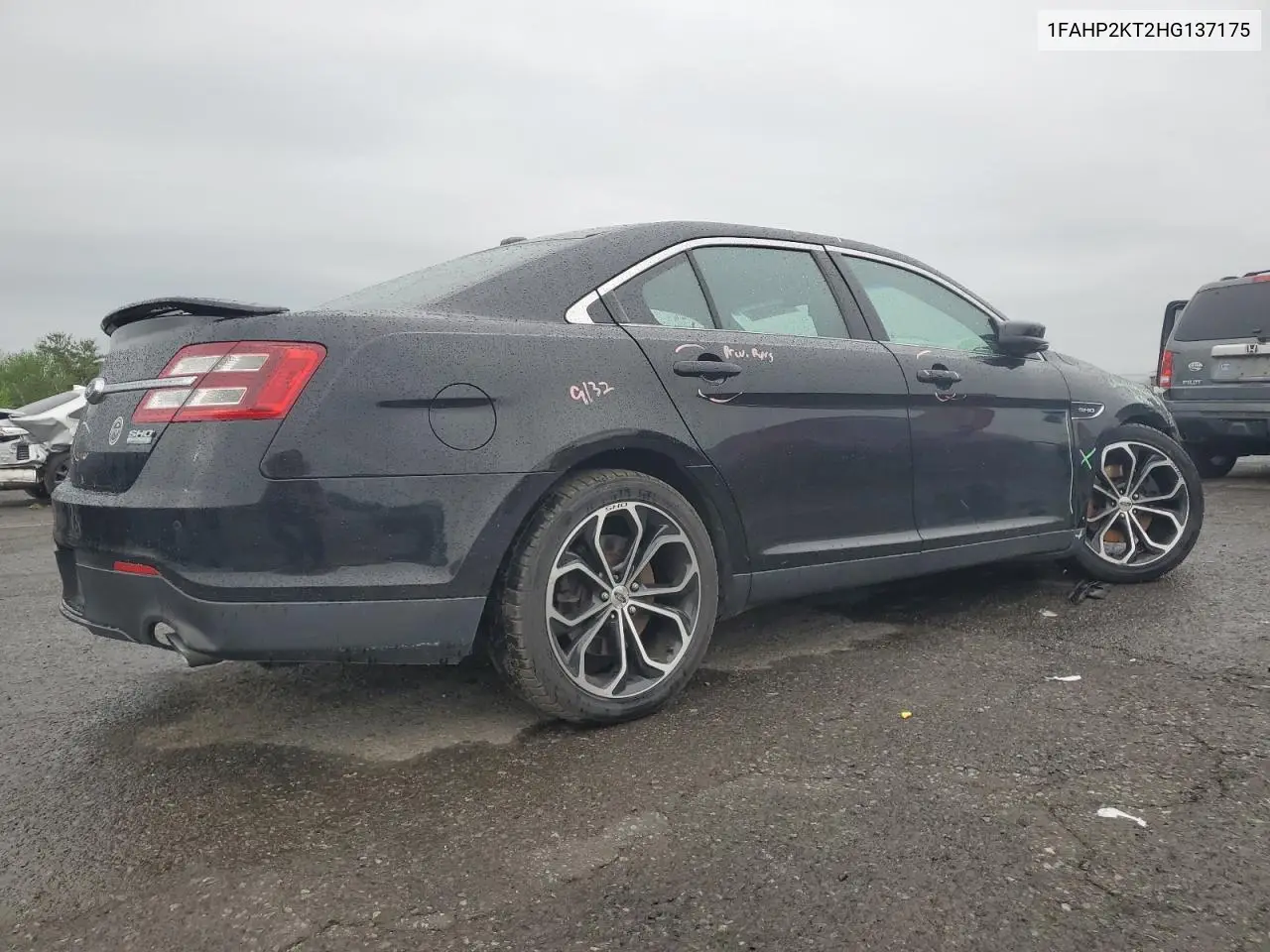 2017 Ford Taurus Sho VIN: 1FAHP2KT2HG137175 Lot: 55854895