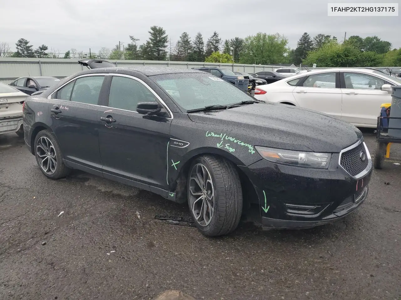 2017 Ford Taurus Sho VIN: 1FAHP2KT2HG137175 Lot: 55854895