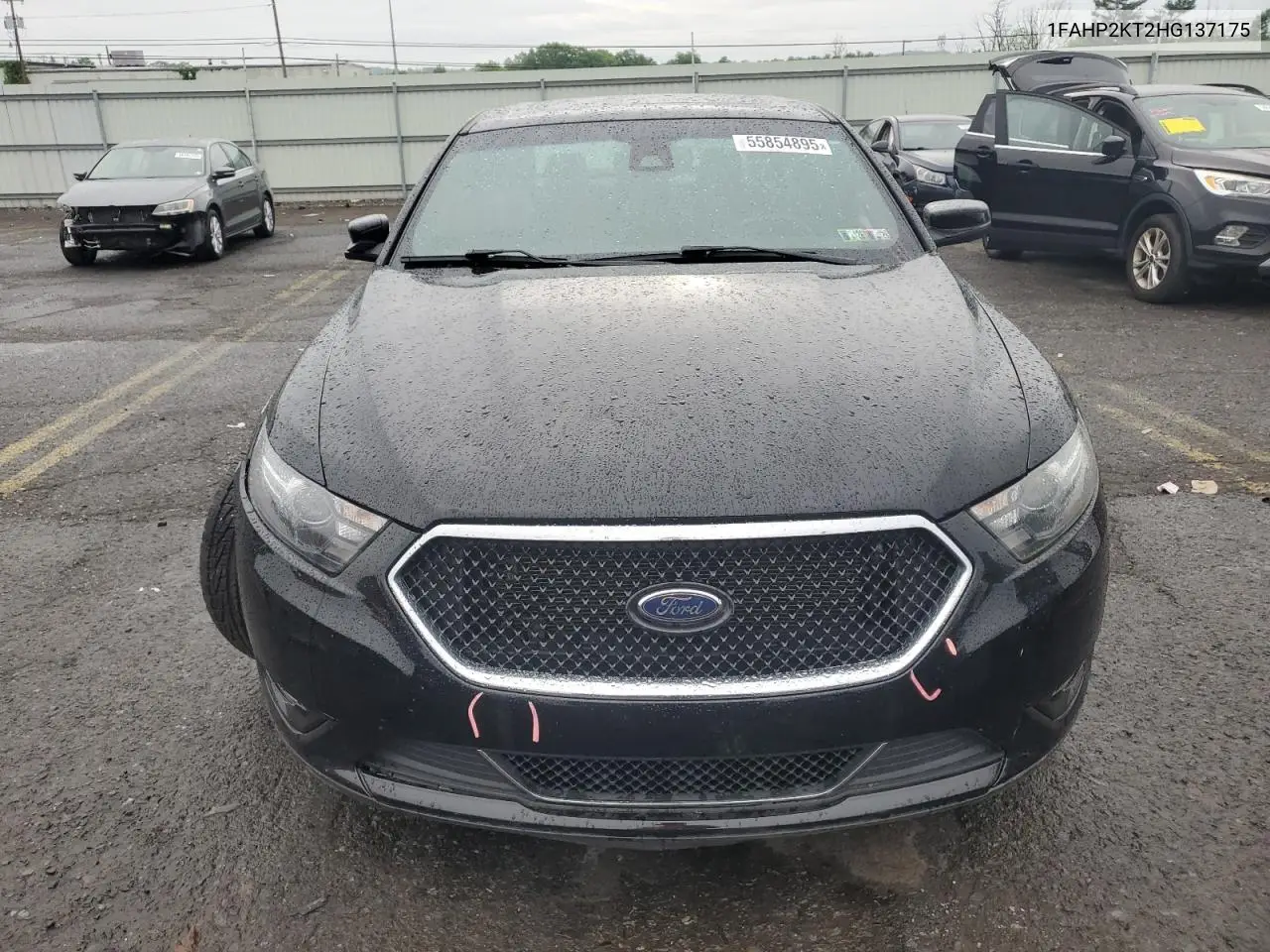2017 Ford Taurus Sho VIN: 1FAHP2KT2HG137175 Lot: 55854895