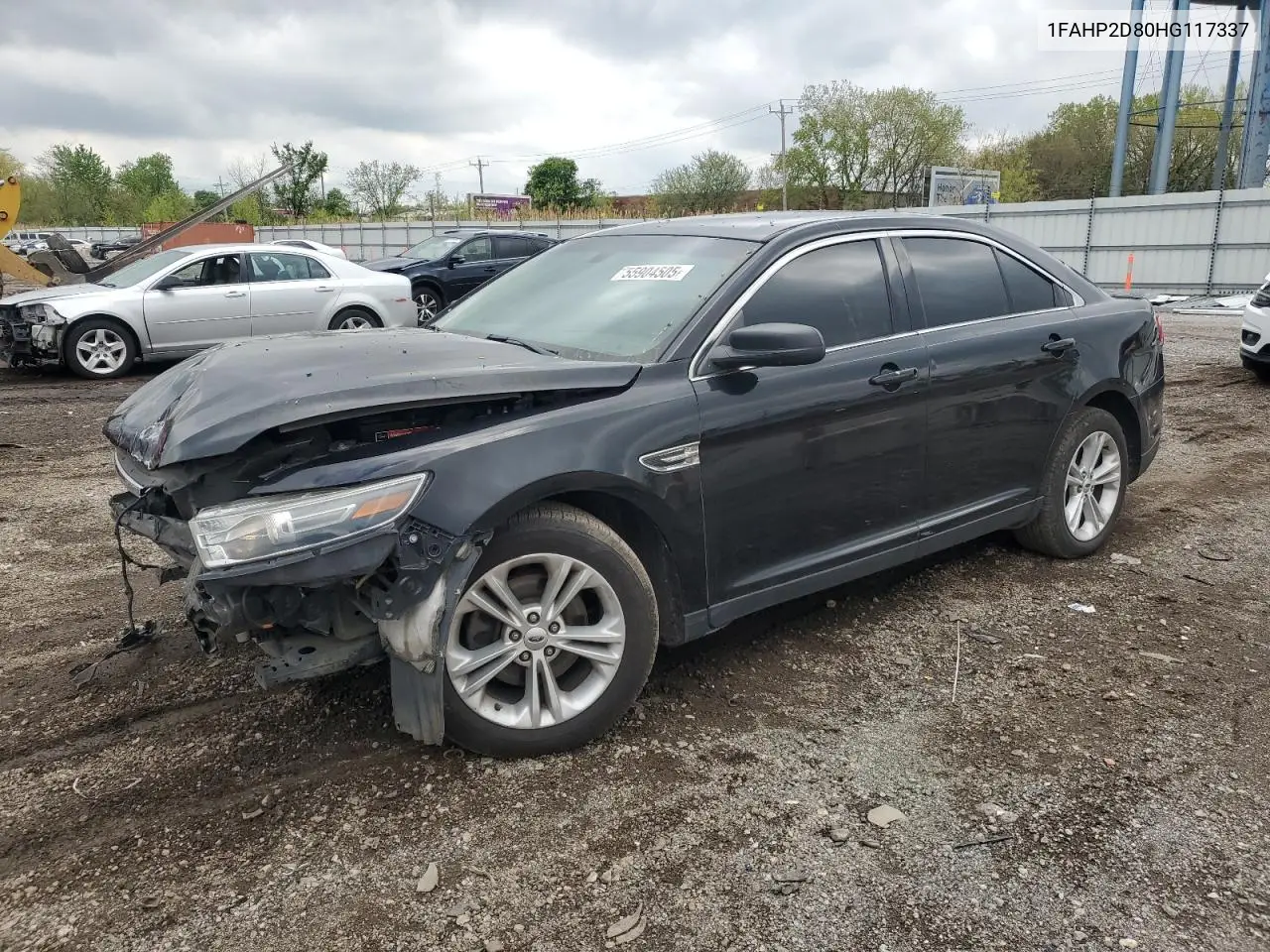 2017 Ford Taurus Se VIN: 1FAHP2D80HG117337 Lot: 55904505