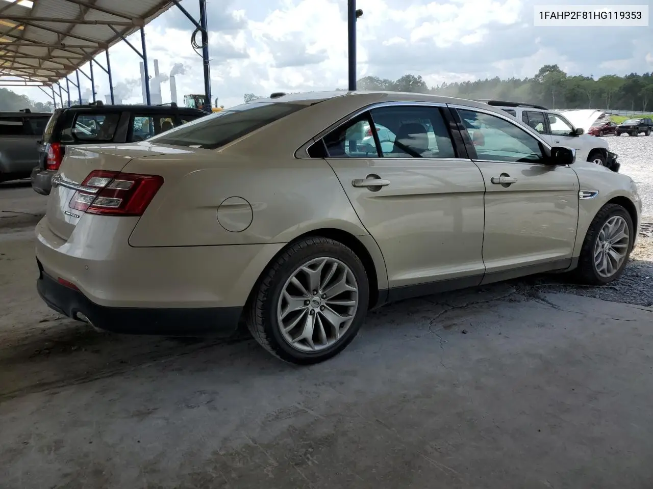 2017 Ford Taurus Limited VIN: 1FAHP2F81HG119353 Lot: 62377355