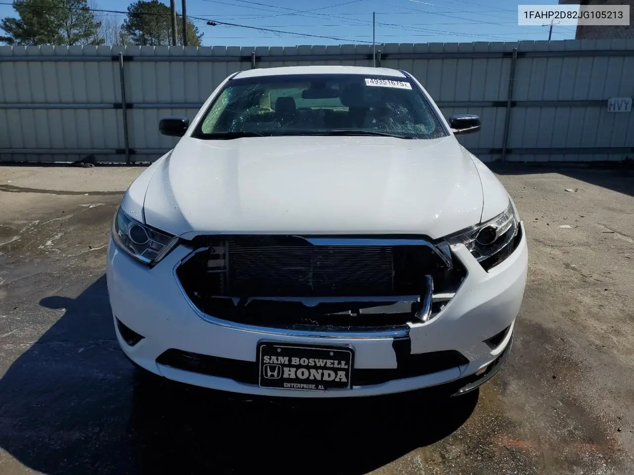 2018 Ford Taurus Se VIN: 1FAHP2D82JG105213 Lot: 49351675