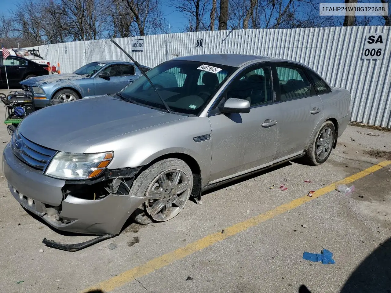 2008 Ford Taurus Sel VIN: 1FAHP24W18G122688 Lot: 46675545