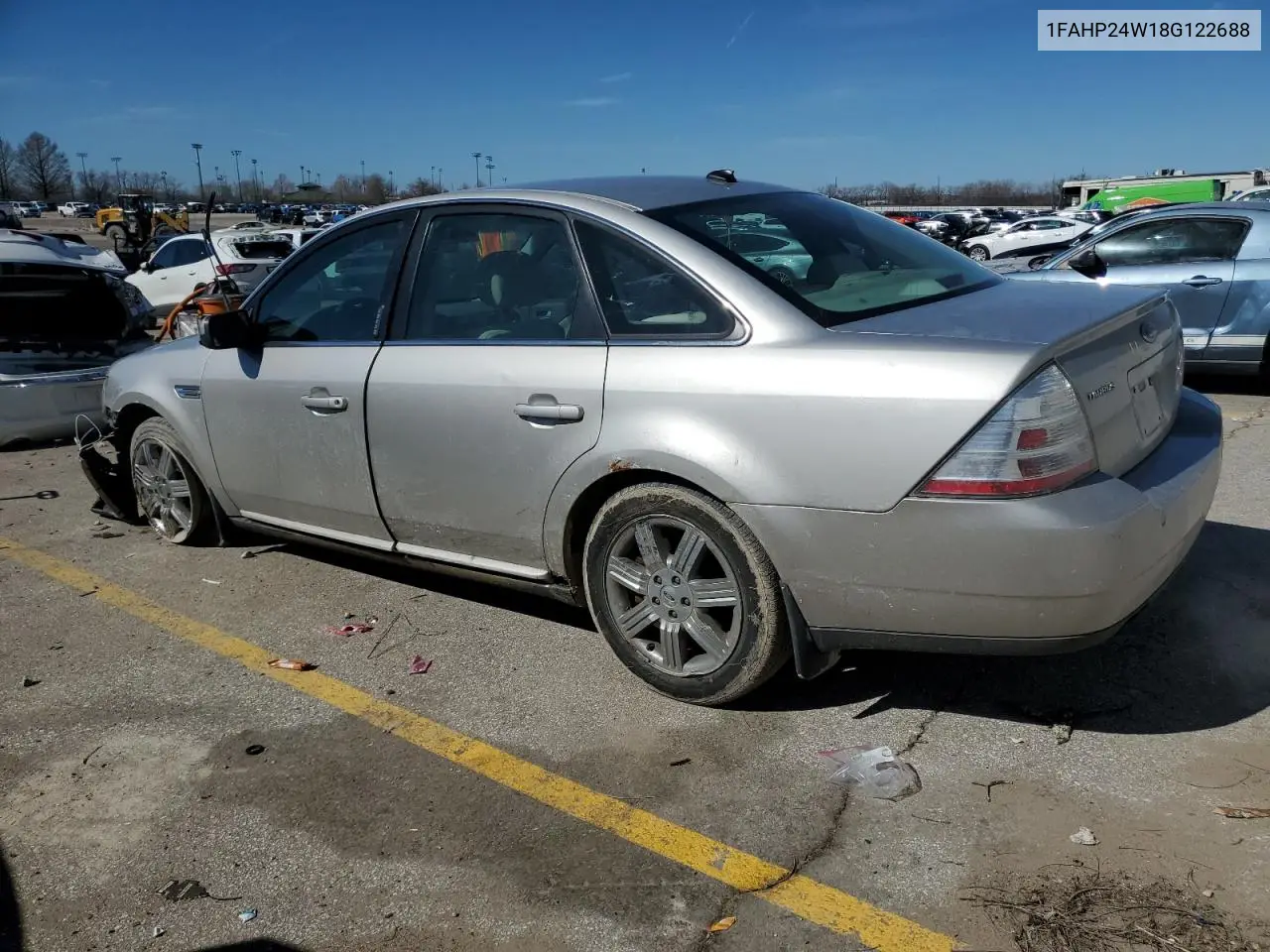 2008 Ford Taurus Sel VIN: 1FAHP24W18G122688 Lot: 46675545