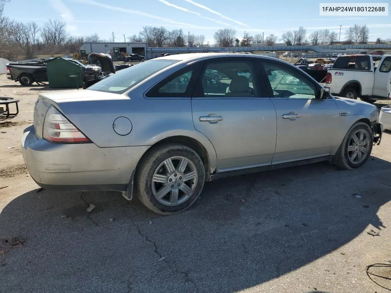 2008 Ford Taurus Sel VIN: 1FAHP24W18G122688 Lot: 46675545