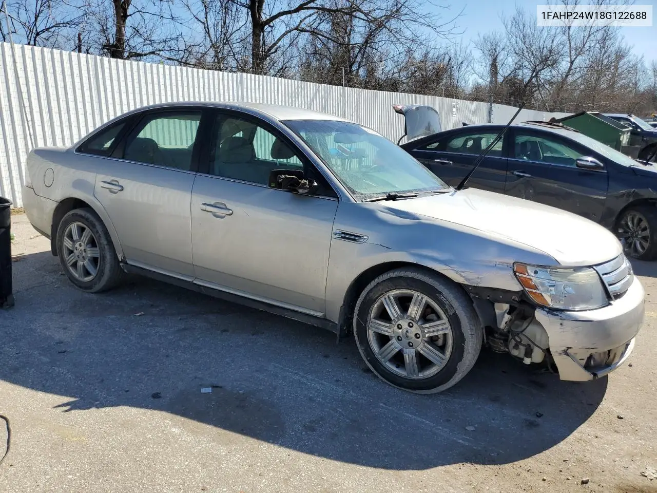 2008 Ford Taurus Sel VIN: 1FAHP24W18G122688 Lot: 46675545