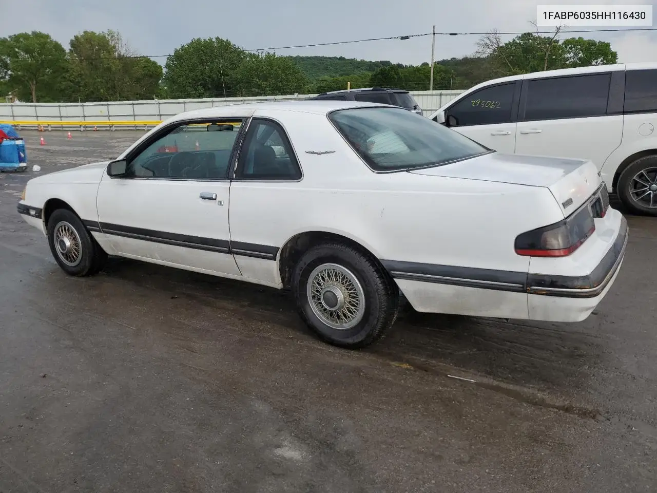 1987 Ford Thunderbird VIN: 1FABP6035HH116430 Lot: 62511075