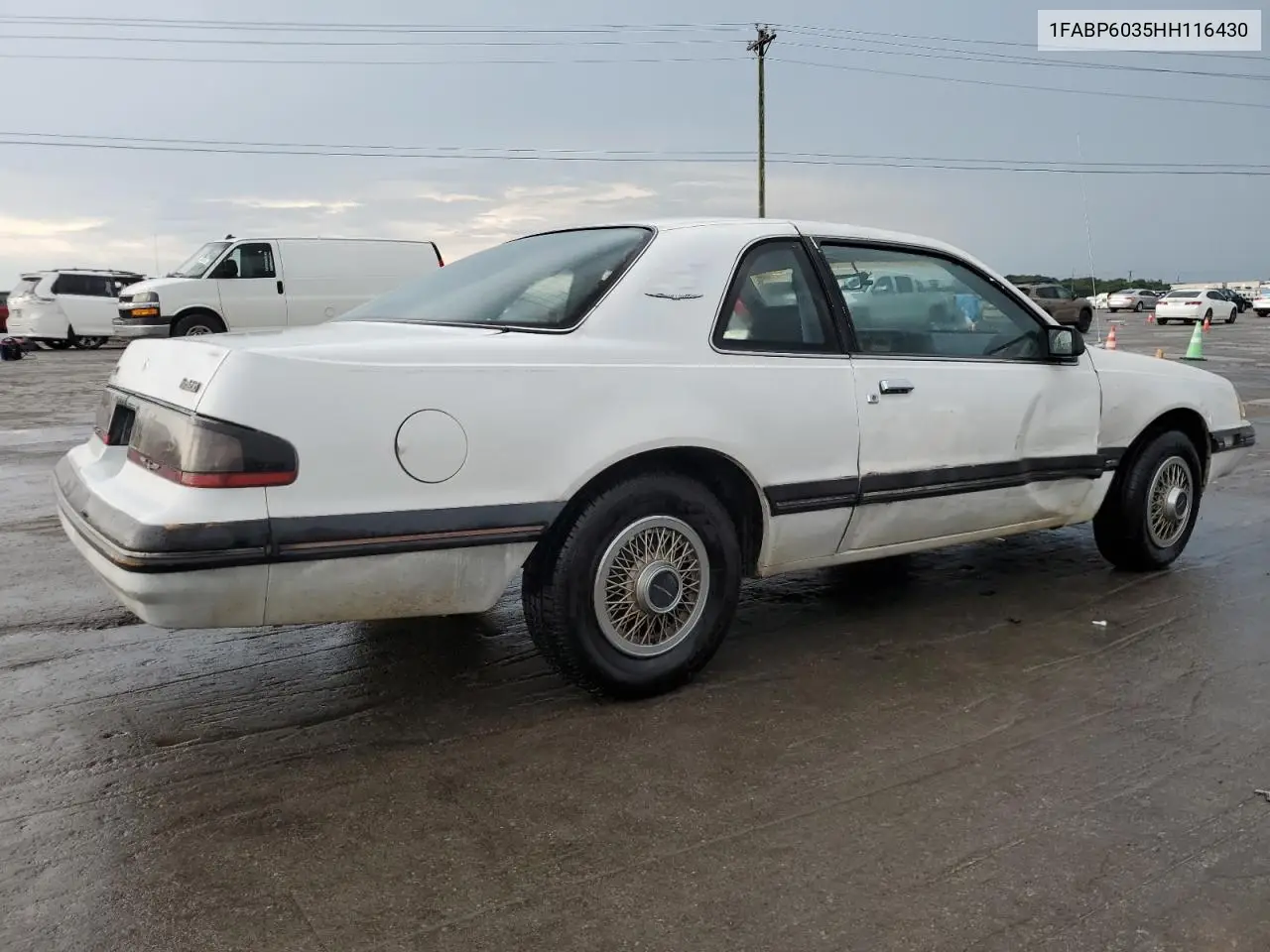 1987 Ford Thunderbird VIN: 1FABP6035HH116430 Lot: 62511075