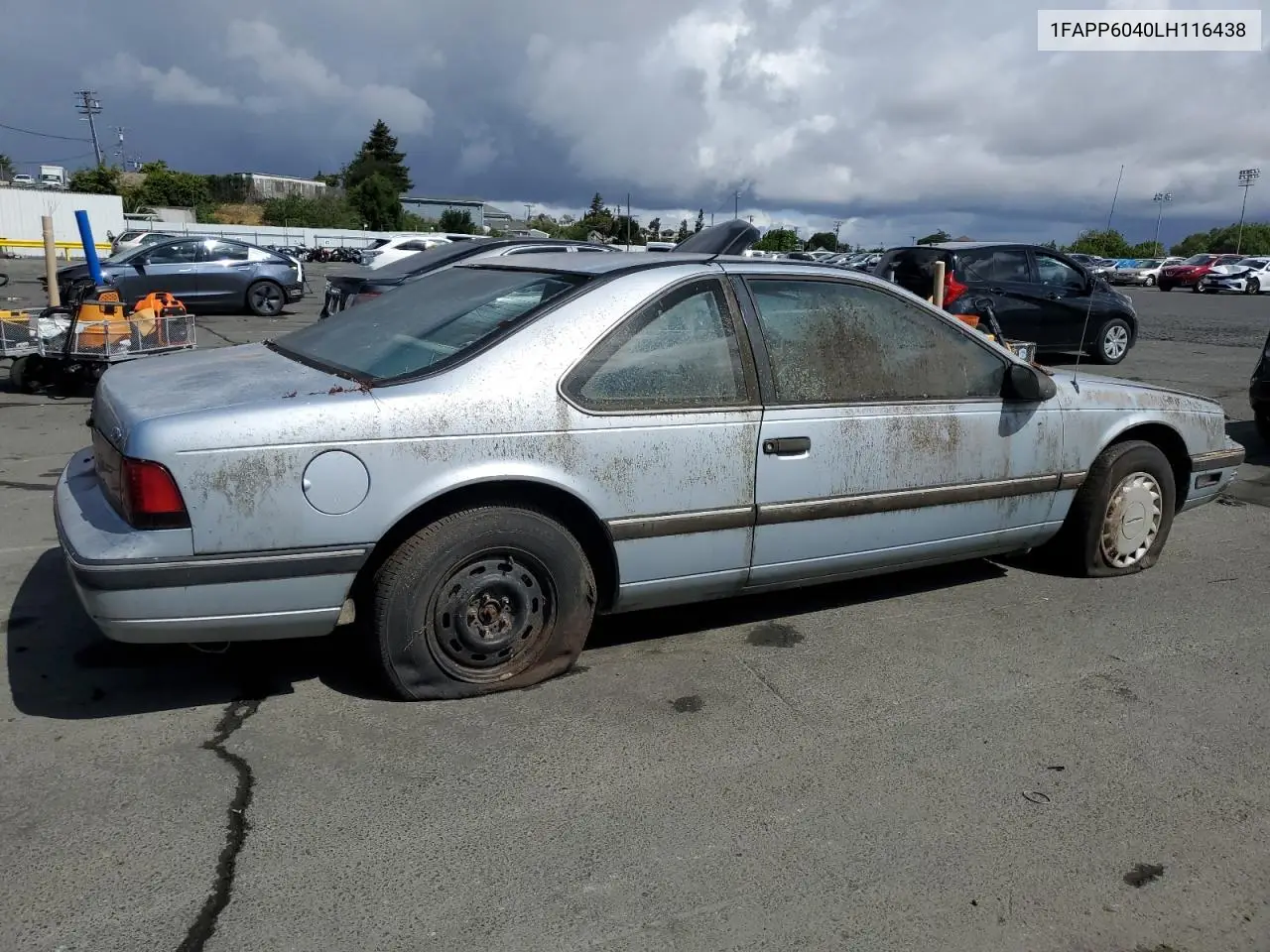 1990 Ford Thunderbird VIN: 1FAPP6040LH116438 Lot: 55843395