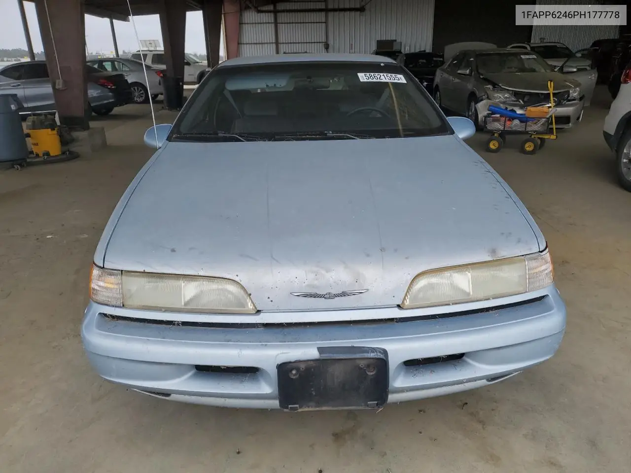 1993 Ford Thunderbird Lx VIN: 1FAPP6246PH177778 Lot: 58621555