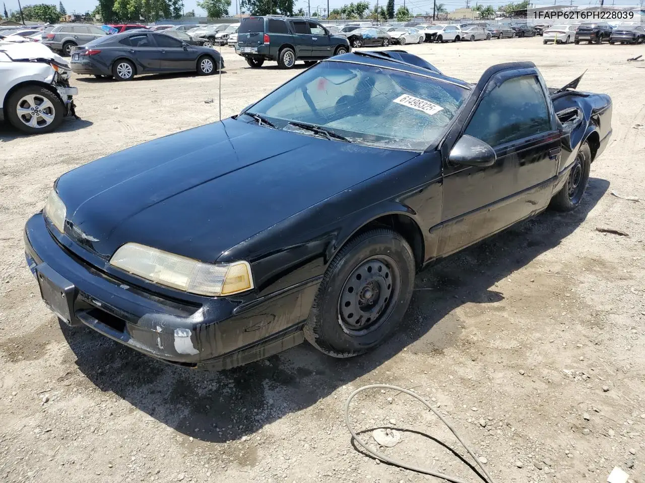 1993 Ford Thunderbird Lx VIN: 1FAPP62T6PH228039 Lot: 61498325