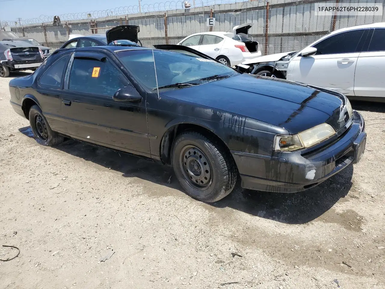 1993 Ford Thunderbird Lx VIN: 1FAPP62T6PH228039 Lot: 61498325
