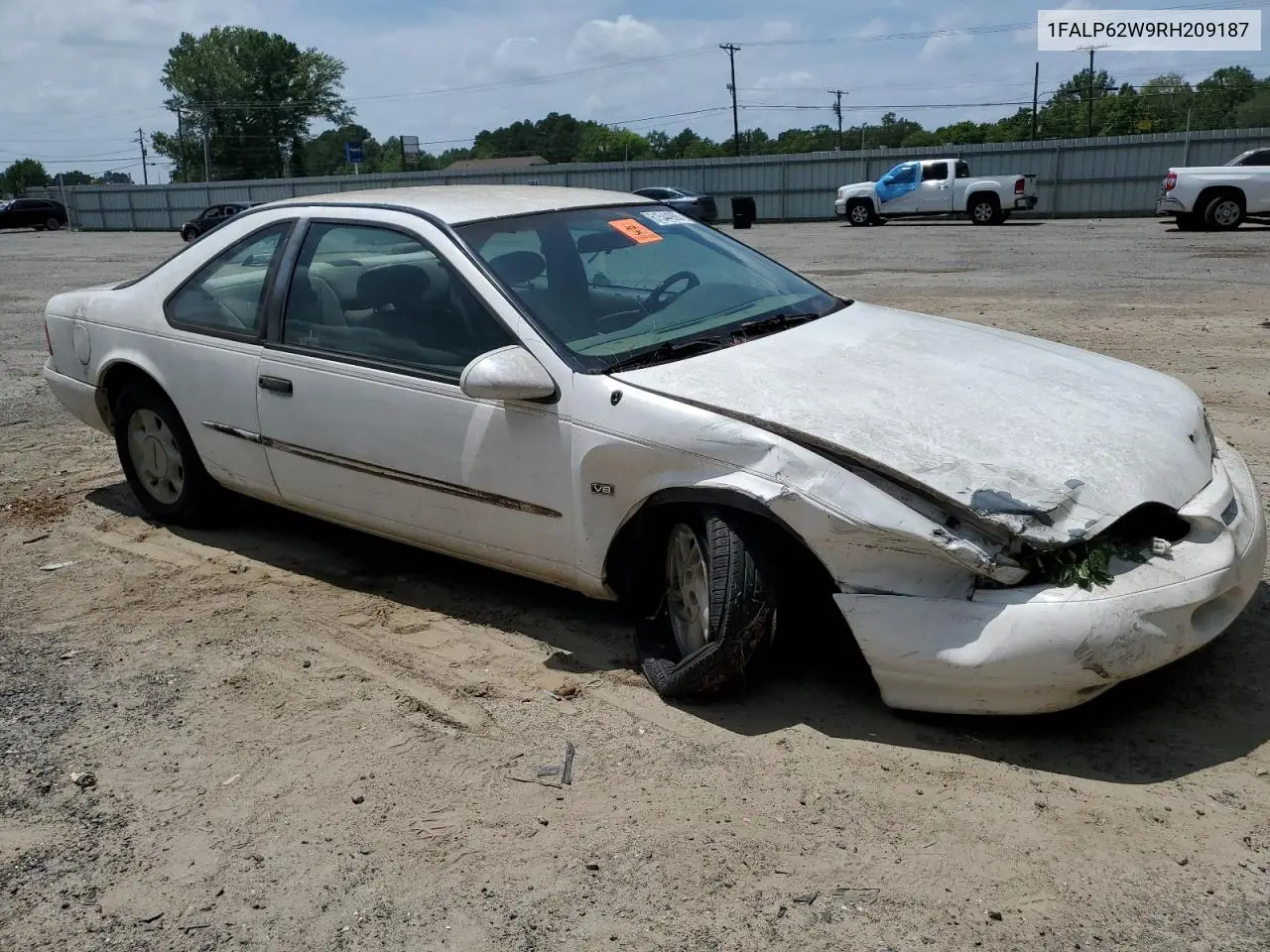 1994 Ford Thunderbird Lx VIN: 1FALP62W9RH209187 Lot: 61544995