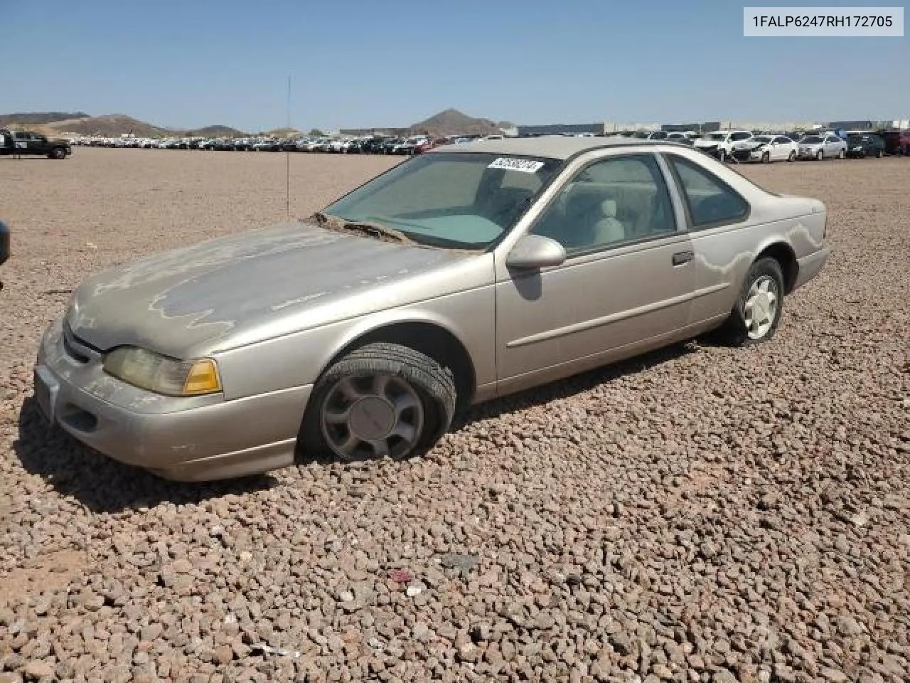 1994 Ford Thunderbird Lx VIN: 1FALP6247RH172705 Lot: 88995965