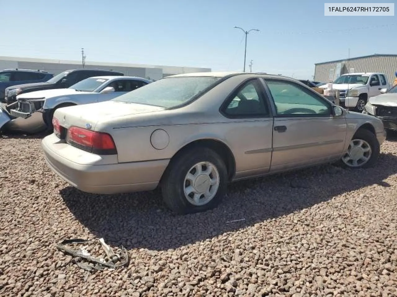 1994 Ford Thunderbird Lx VIN: 1FALP6247RH172705 Lot: 88995965