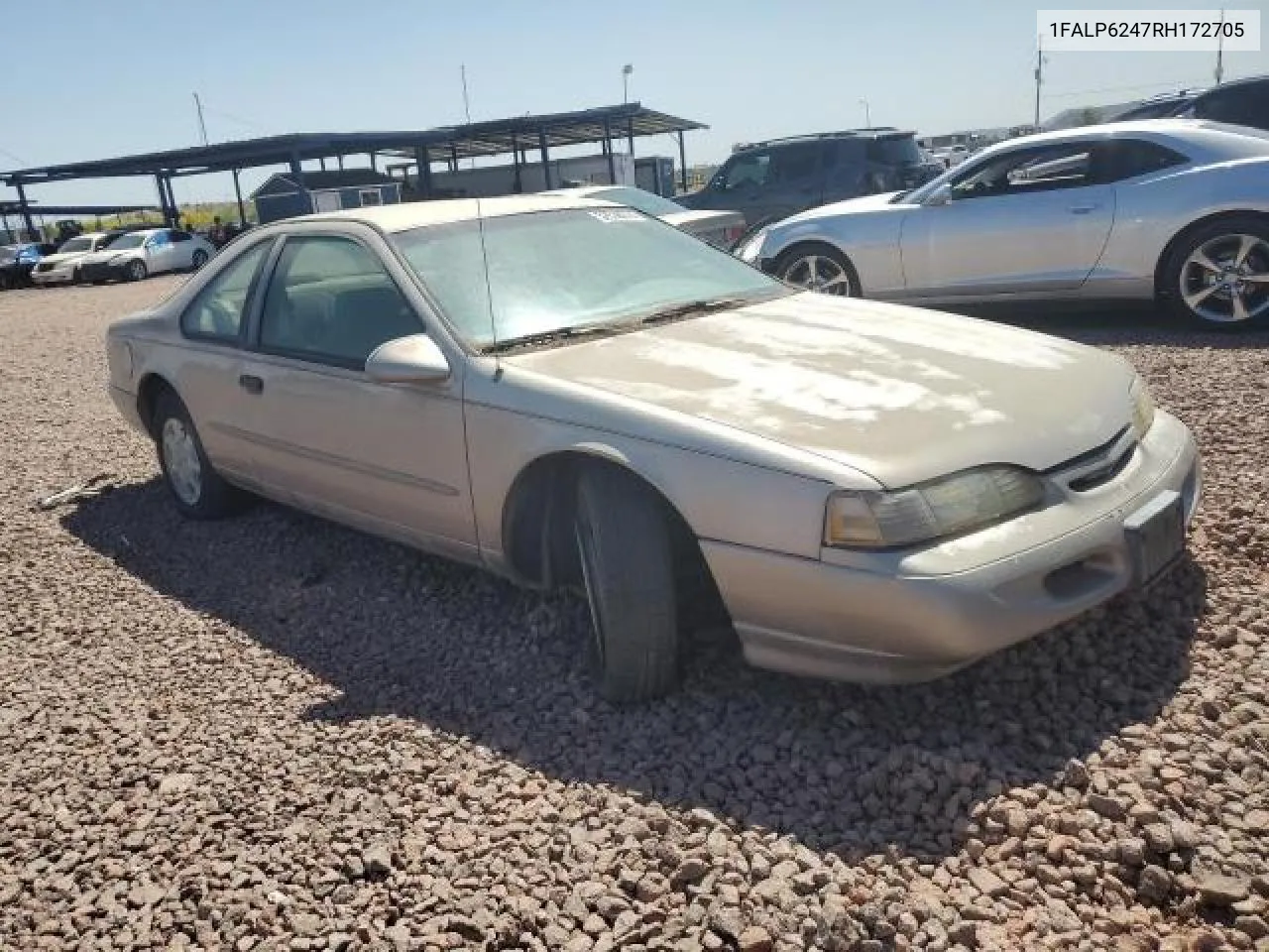 1994 Ford Thunderbird Lx VIN: 1FALP6247RH172705 Lot: 88995965