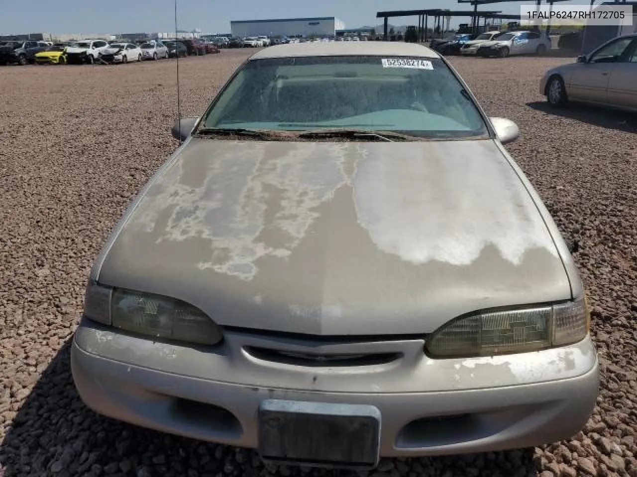1994 Ford Thunderbird Lx VIN: 1FALP6247RH172705 Lot: 88995965