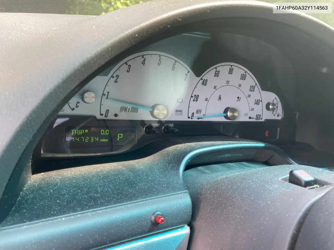 2002 Ford Thunderbird VIN: 1FAHP60A32Y114563 Lot: 61160805