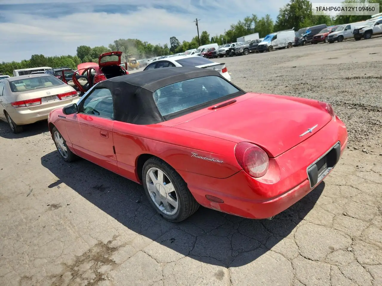 2002 Ford Thunderbird VIN: 1FAHP60A12Y109460 Lot: 61205885