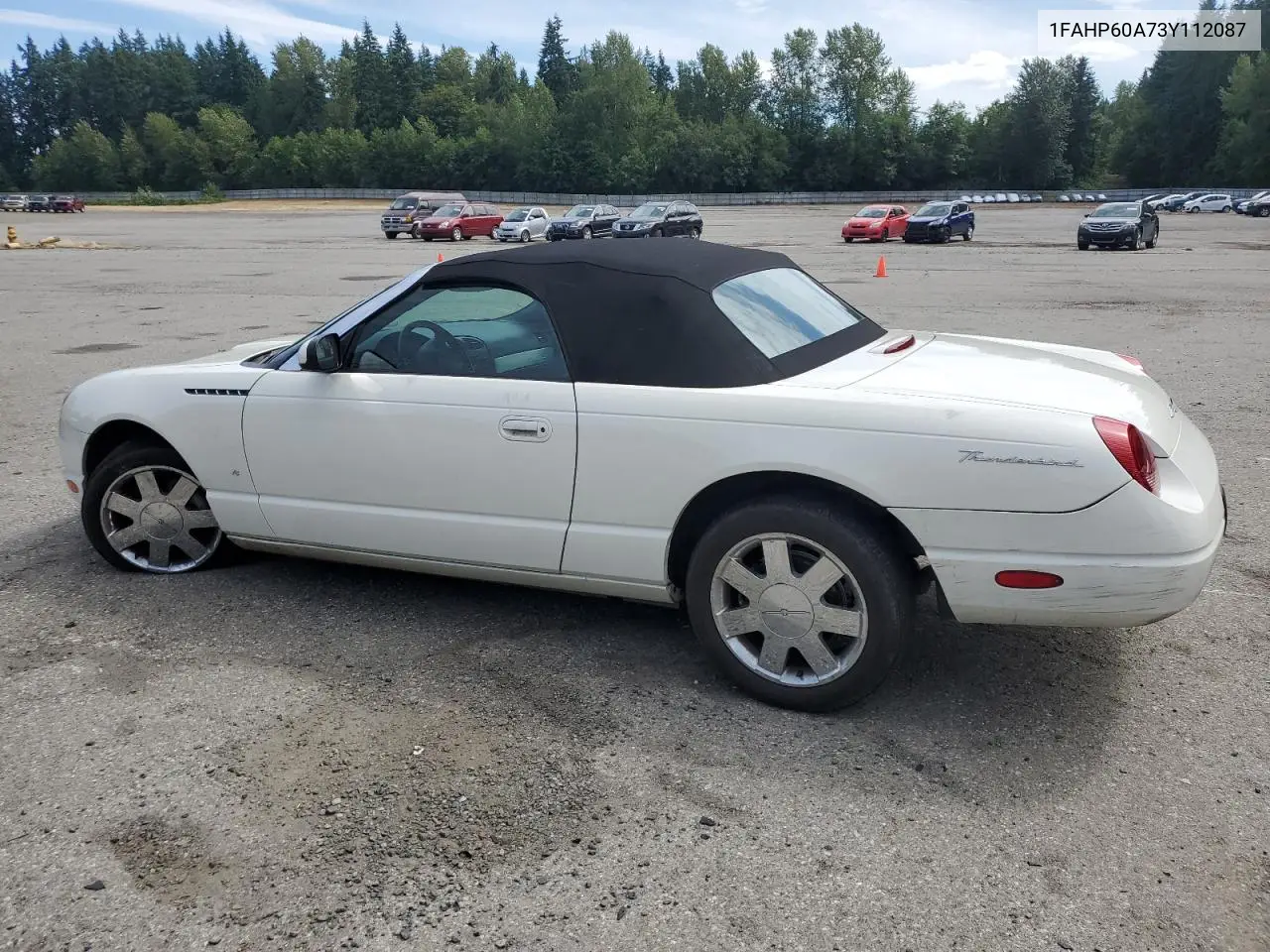2003 Ford Thunderbird VIN: 1FAHP60A73Y112087 Lot: 63117395