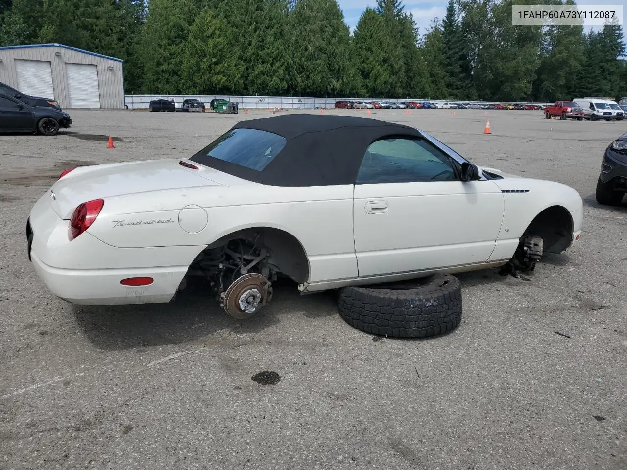 2003 Ford Thunderbird VIN: 1FAHP60A73Y112087 Lot: 63117395
