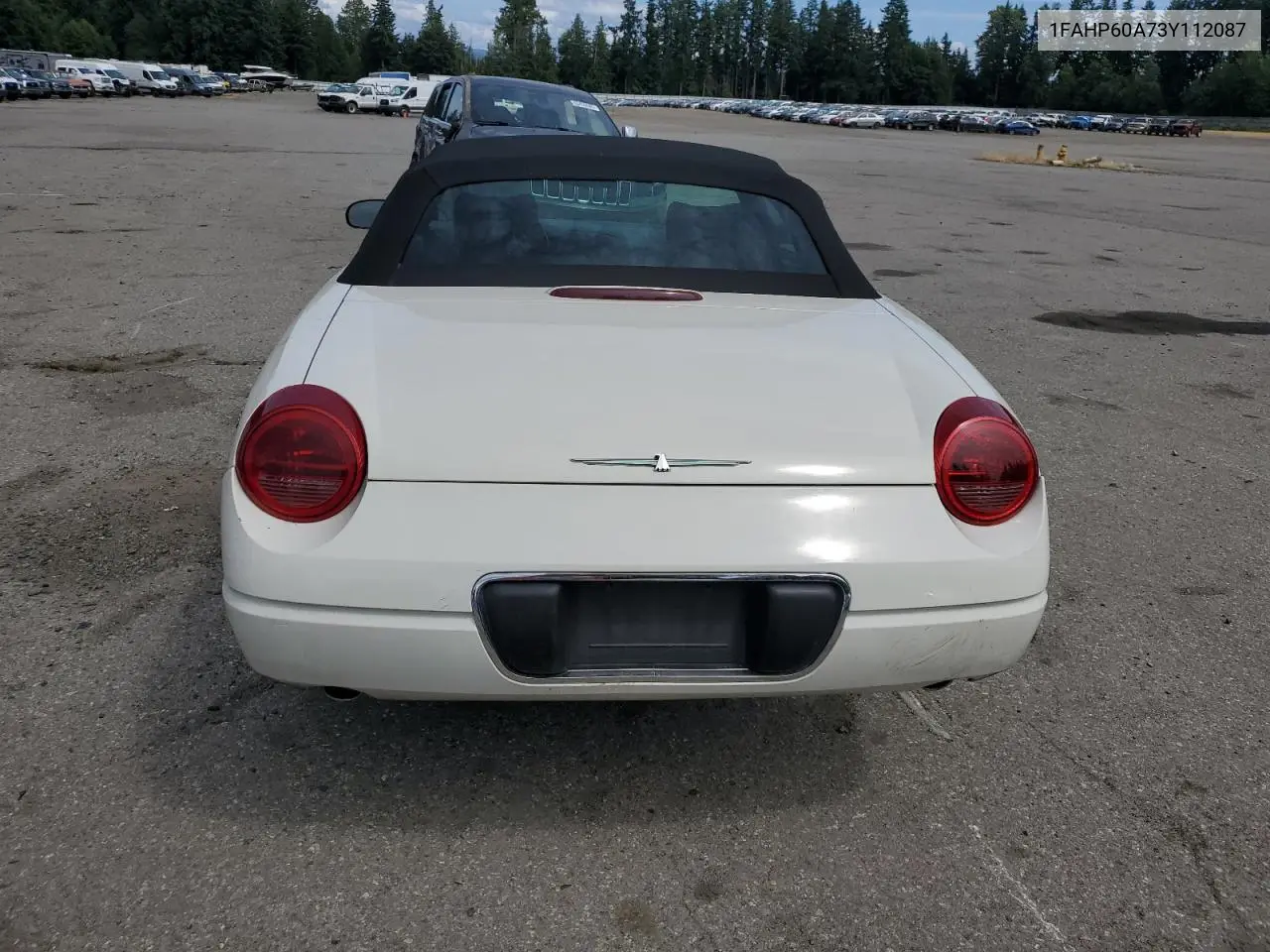 2003 Ford Thunderbird VIN: 1FAHP60A73Y112087 Lot: 63117395
