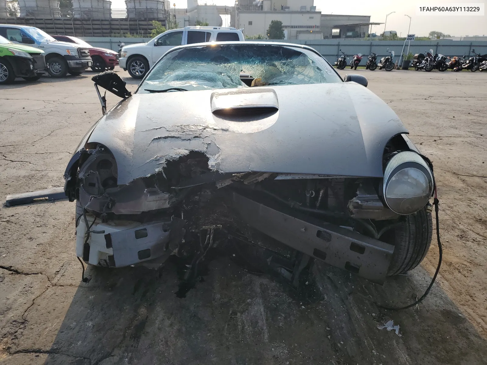 2003 Ford Thunderbird VIN: 1FAHP60A63Y113229 Lot: 64550434