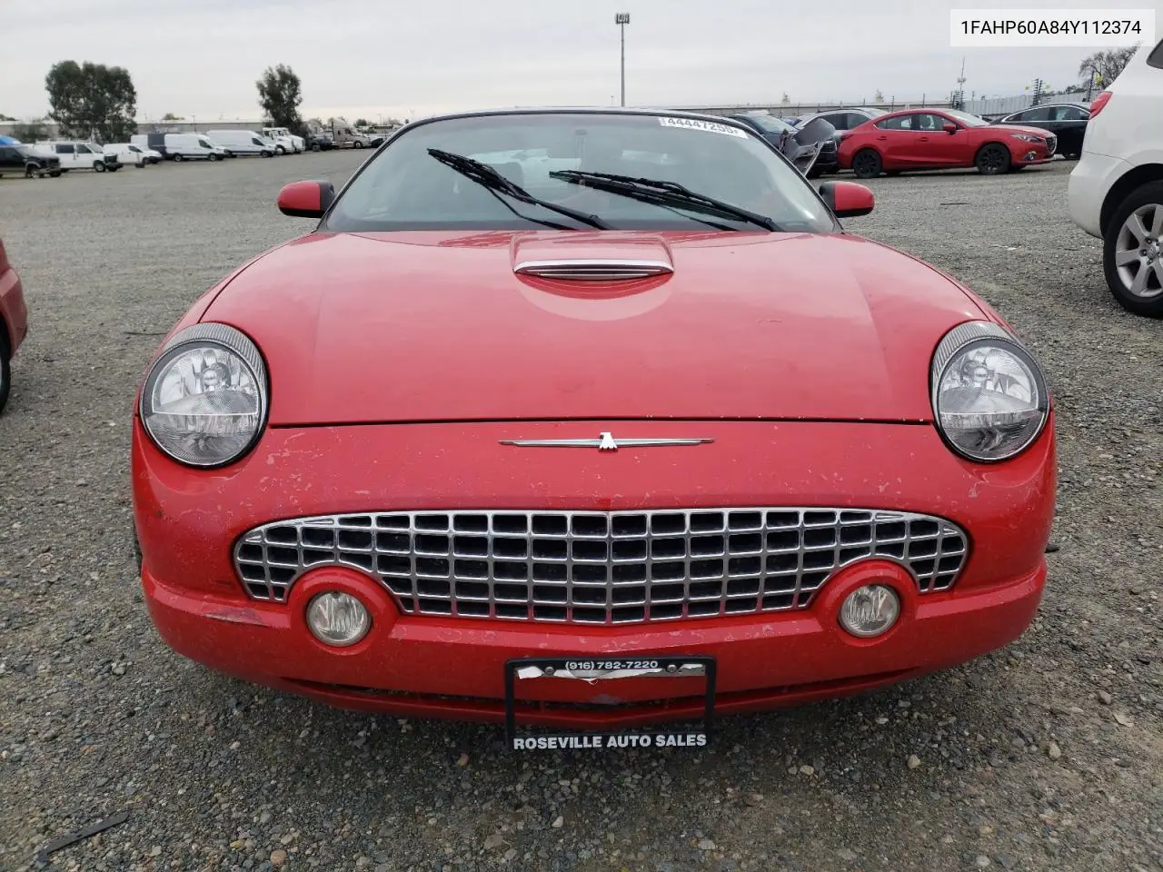 2004 Ford Thunderbird VIN: 1FAHP60A84Y112374 Lot: 44447255