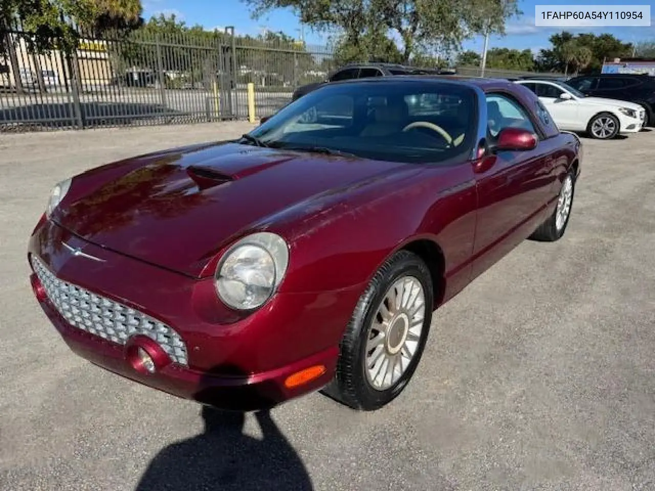 2004 Ford Thunderbird VIN: 1FAHP60A54Y110954 Lot: 63533685