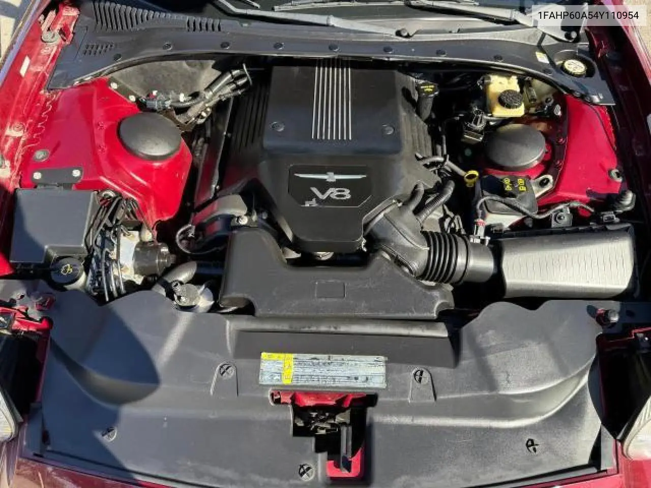 2004 Ford Thunderbird VIN: 1FAHP60A54Y110954 Lot: 63533685