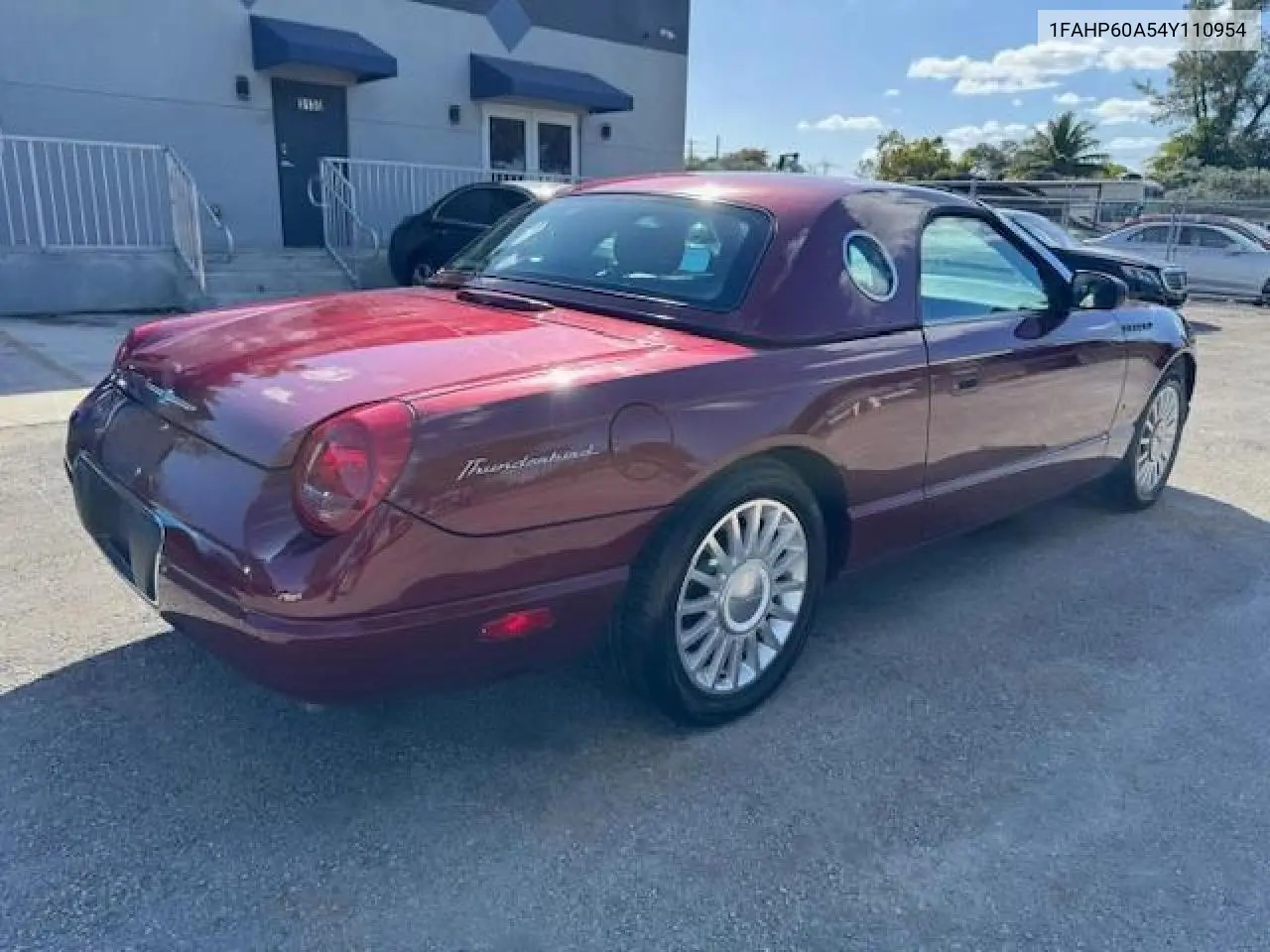 2004 Ford Thunderbird VIN: 1FAHP60A54Y110954 Lot: 63533685