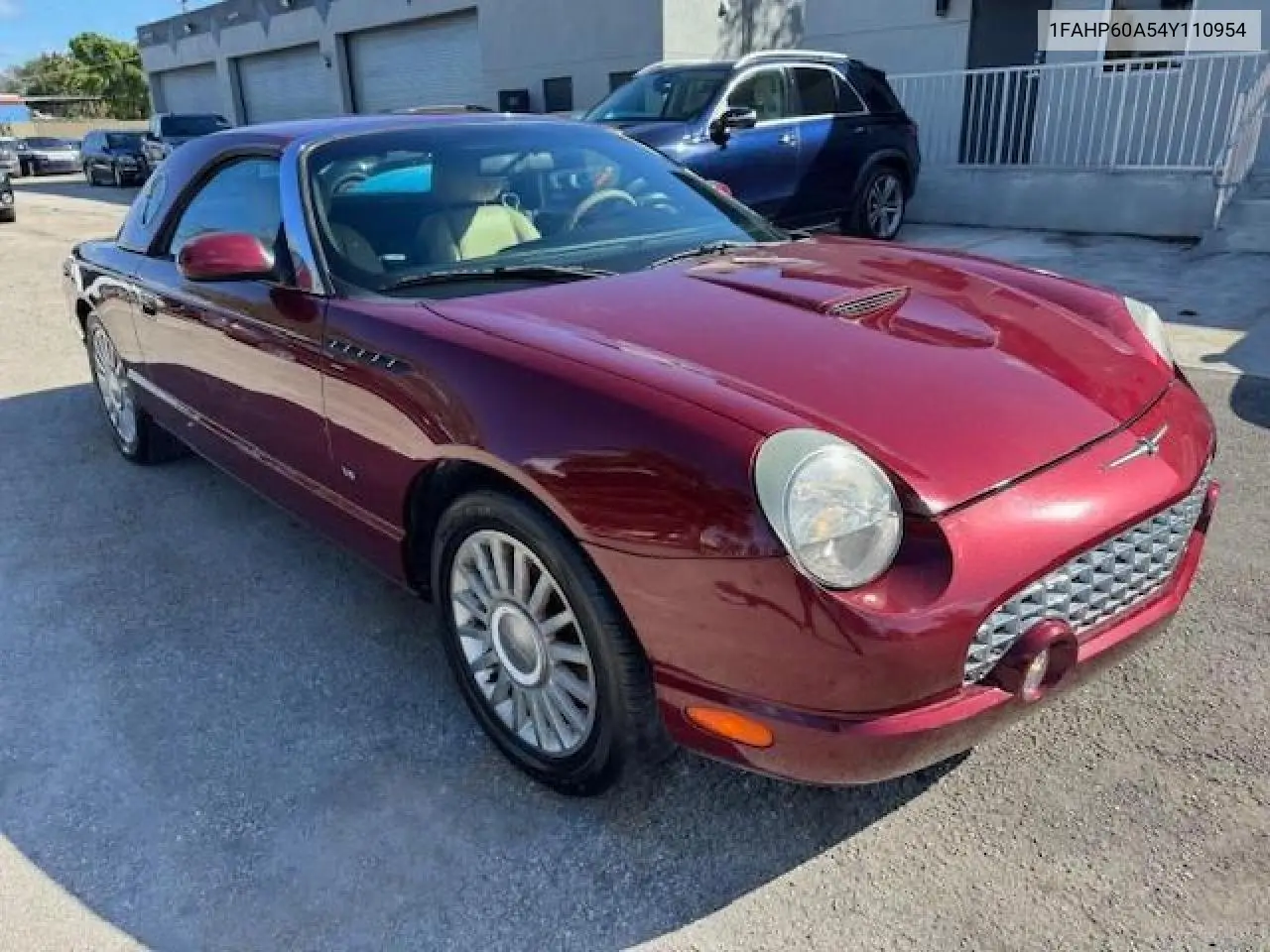2004 Ford Thunderbird VIN: 1FAHP60A54Y110954 Lot: 63533685