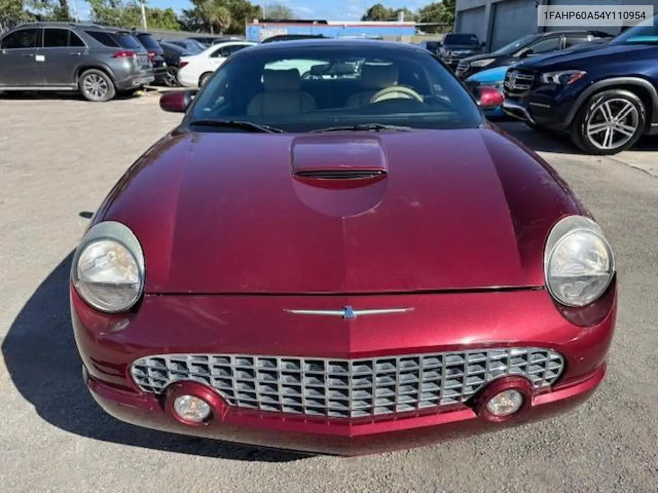 2004 Ford Thunderbird VIN: 1FAHP60A54Y110954 Lot: 63533685