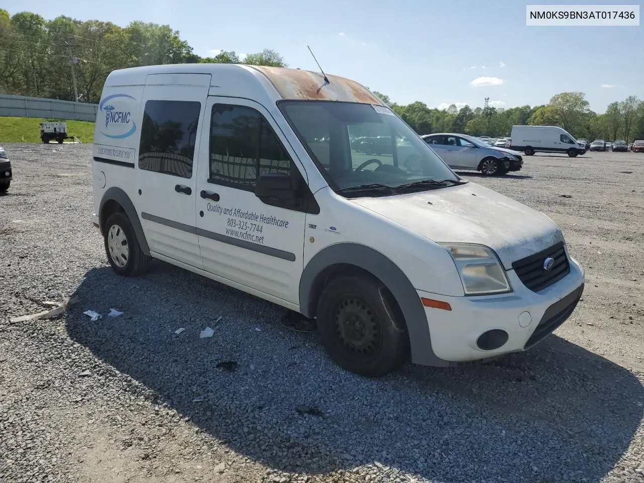 2010 Ford Transit Connect Xlt VIN: NM0KS9BN3AT017436 Lot: 50759565
