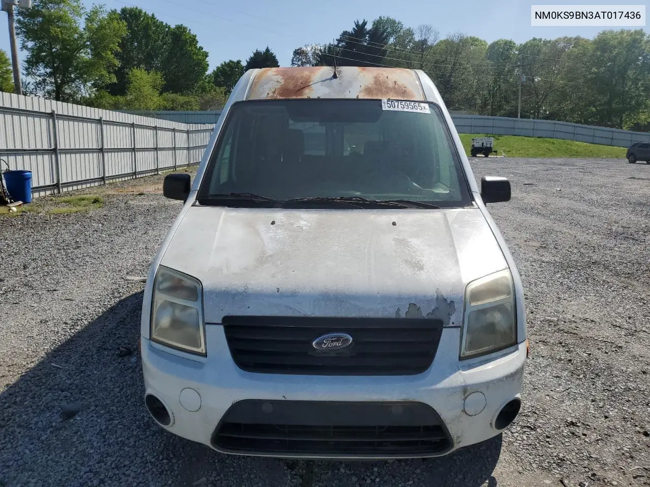 2010 Ford Transit Connect Xlt VIN: NM0KS9BN3AT017436 Lot: 50759565