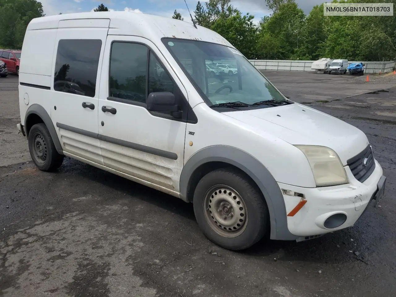 2010 Ford Transit Connect Xlt VIN: NM0LS6BN1AT018703 Lot: 56548575