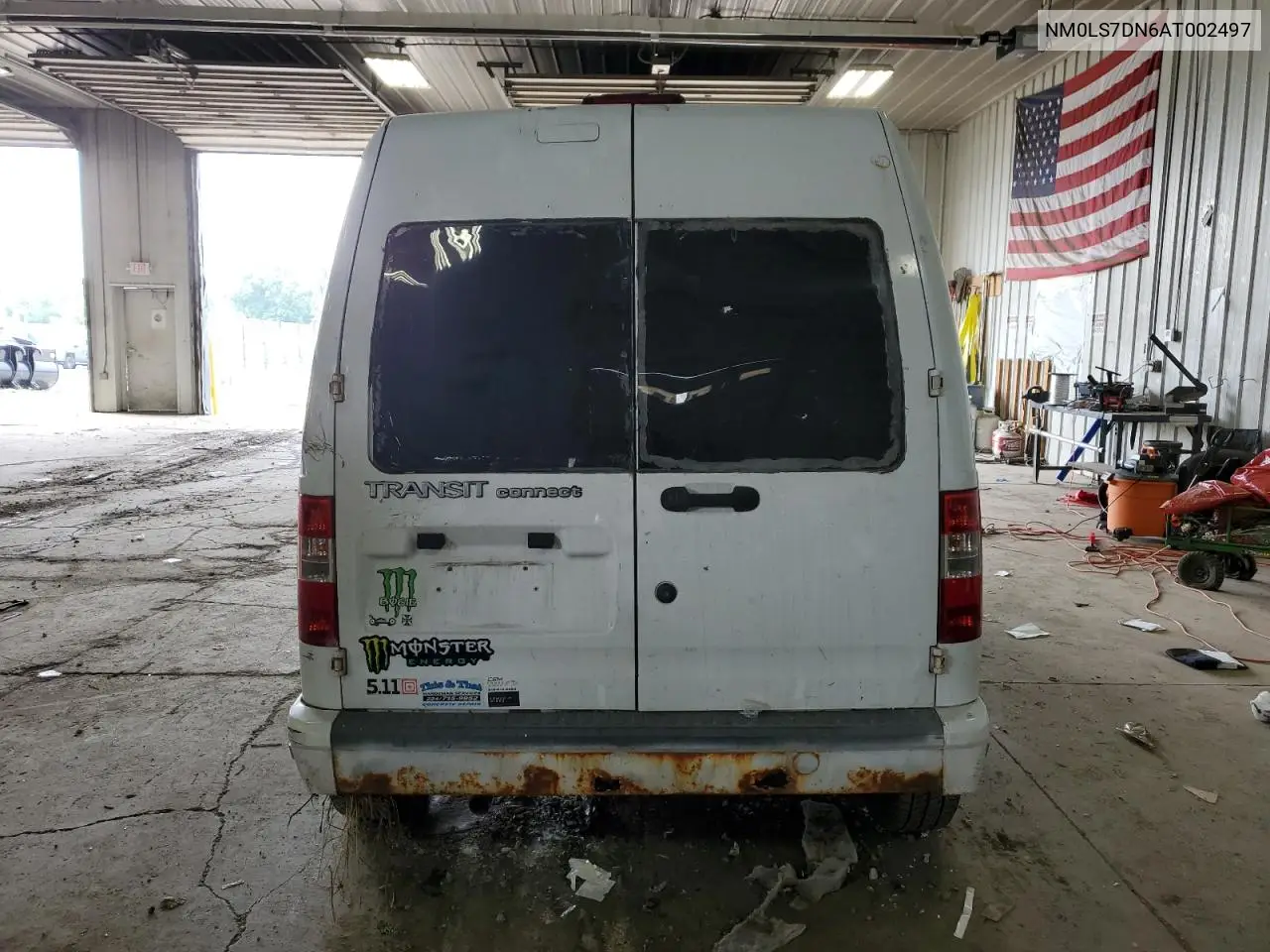 2010 Ford Transit Connect Xlt VIN: NM0LS7DN6AT002497 Lot: 62356315