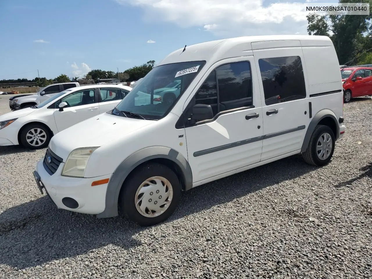 2010 Ford Transit Connect Xlt VIN: NM0KS9BN3AT010440 Lot: 62857225