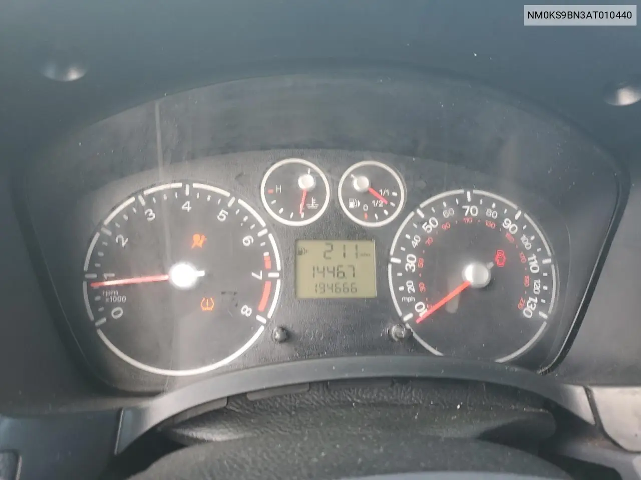 2010 Ford Transit Connect Xlt VIN: NM0KS9BN3AT010440 Lot: 62857225