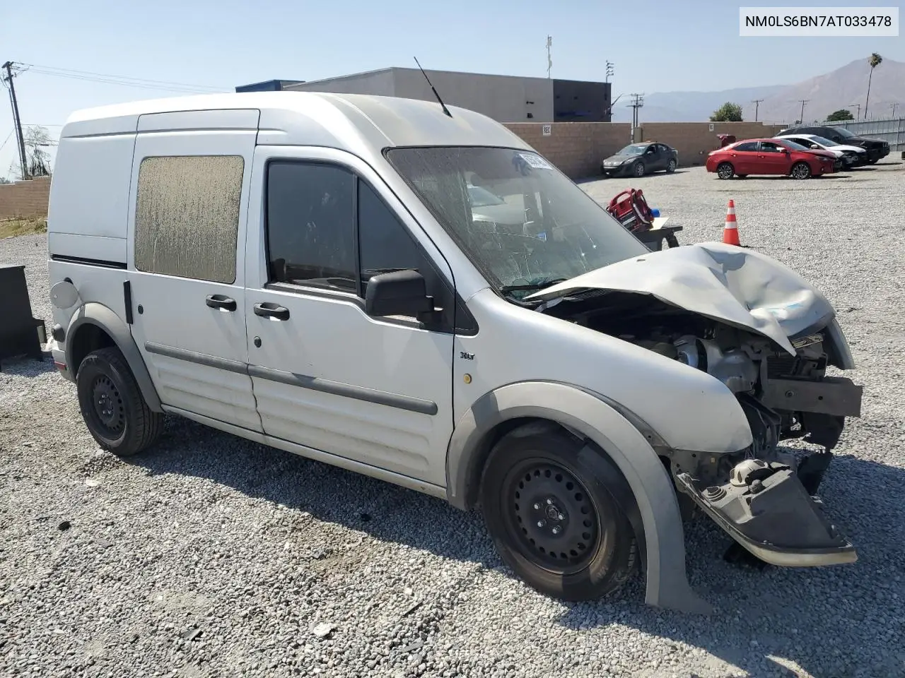2010 Ford Transit Connect Xlt VIN: NM0LS6BN7AT033478 Lot: 63507485
