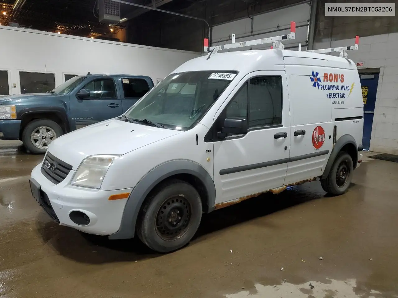 2011 Ford Transit Connect Xlt VIN: NM0LS7DN2BT053206 Lot: 52148695