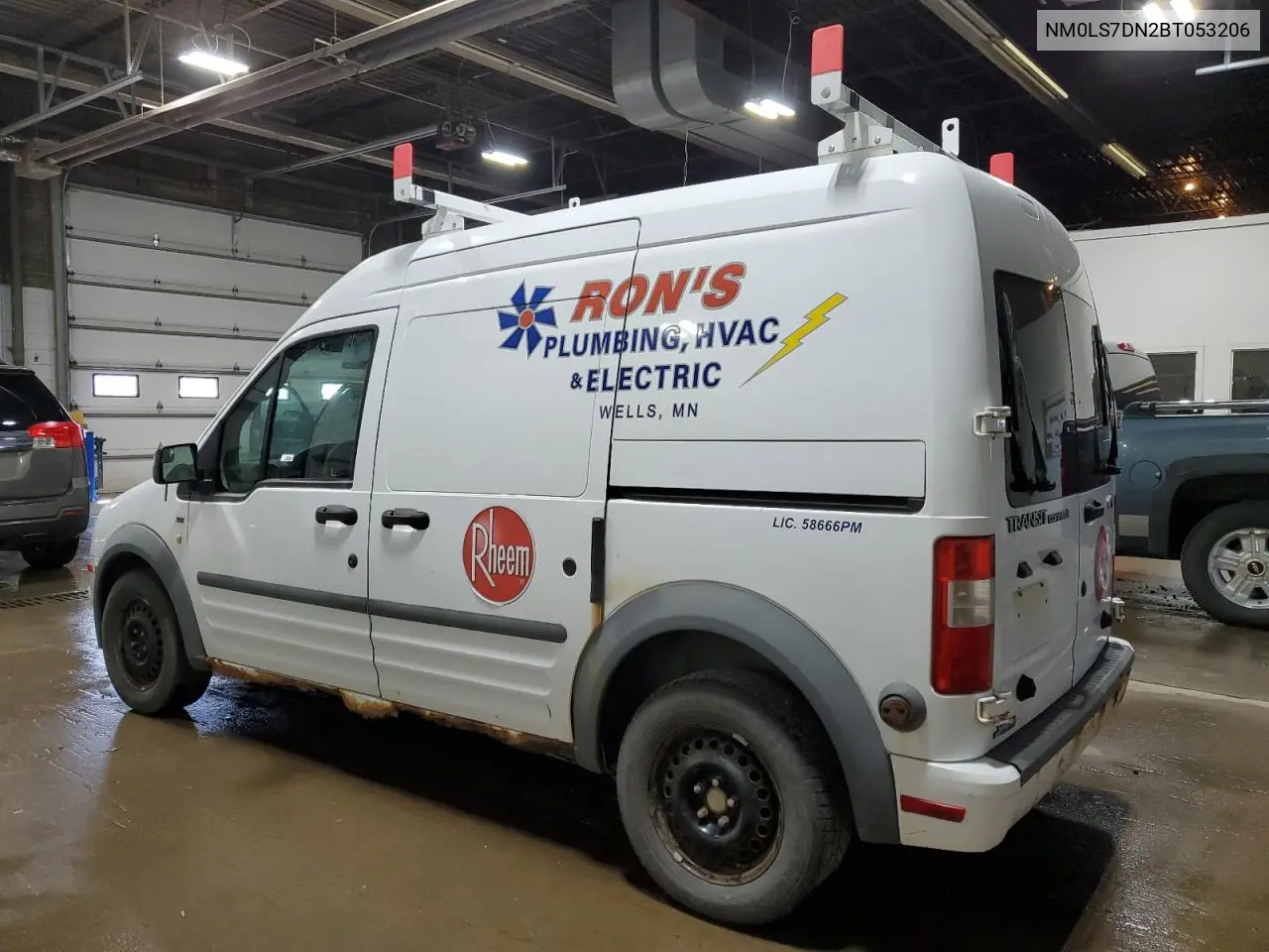 2011 Ford Transit Connect Xlt VIN: NM0LS7DN2BT053206 Lot: 52148695