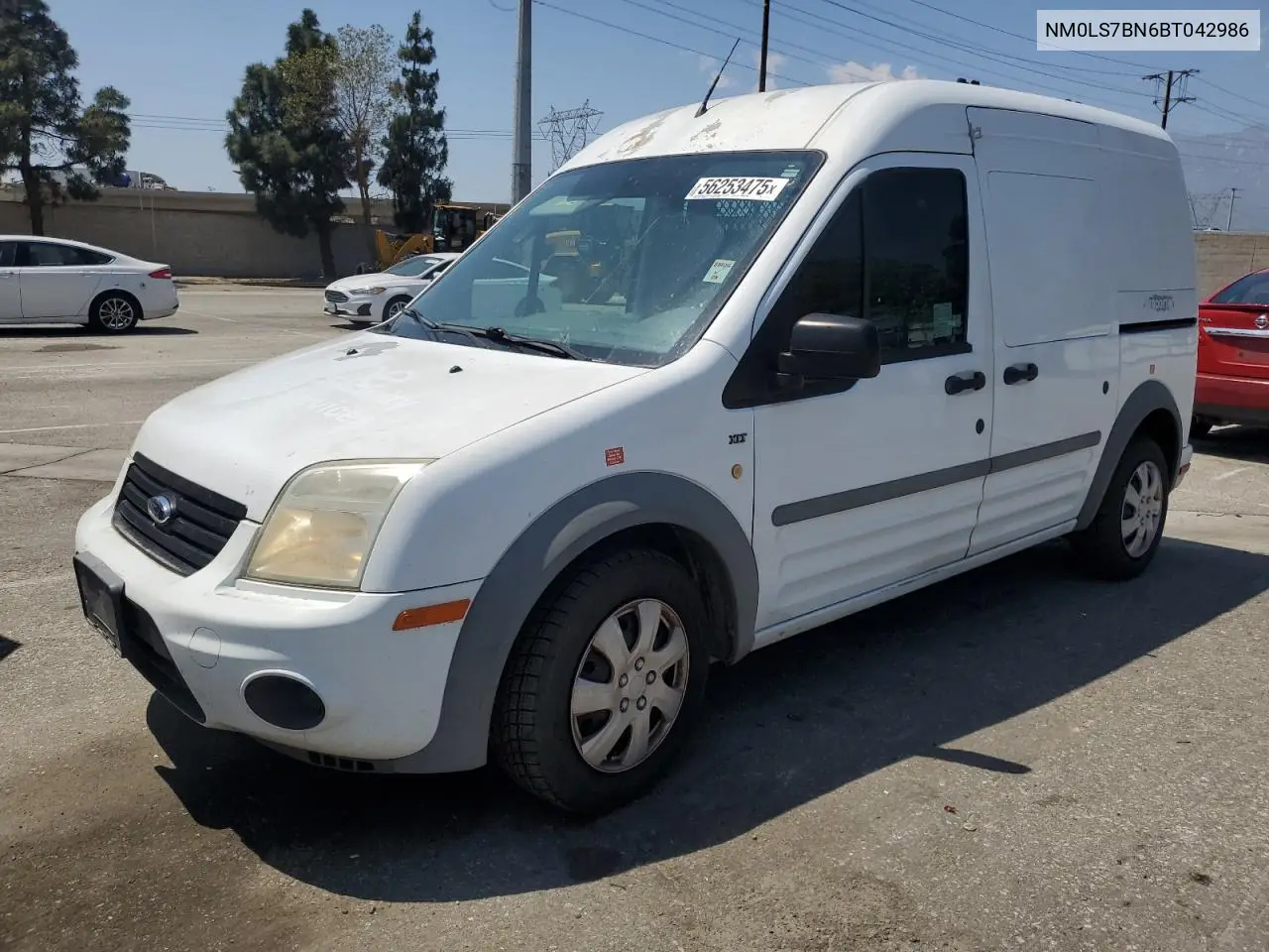 2011 Ford Transit Connect Xlt VIN: NM0LS7BN6BT042986 Lot: 56253475