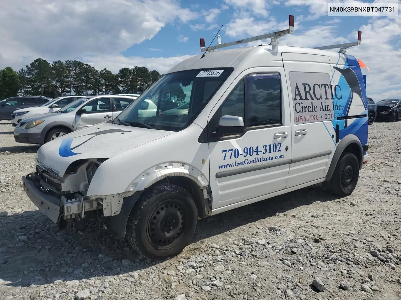 2011 Ford Transit Connect Xlt VIN: NM0KS9BNXBT047731 Lot: 56378815