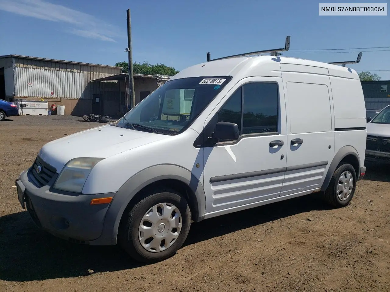 2011 Ford Transit Connect Xl VIN: NM0LS7AN8BT063064 Lot: 62218675