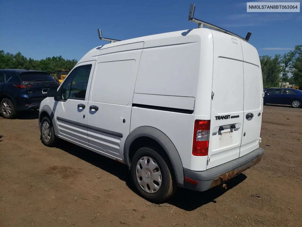 2011 Ford Transit Connect Xl VIN: NM0LS7AN8BT063064 Lot: 62218675