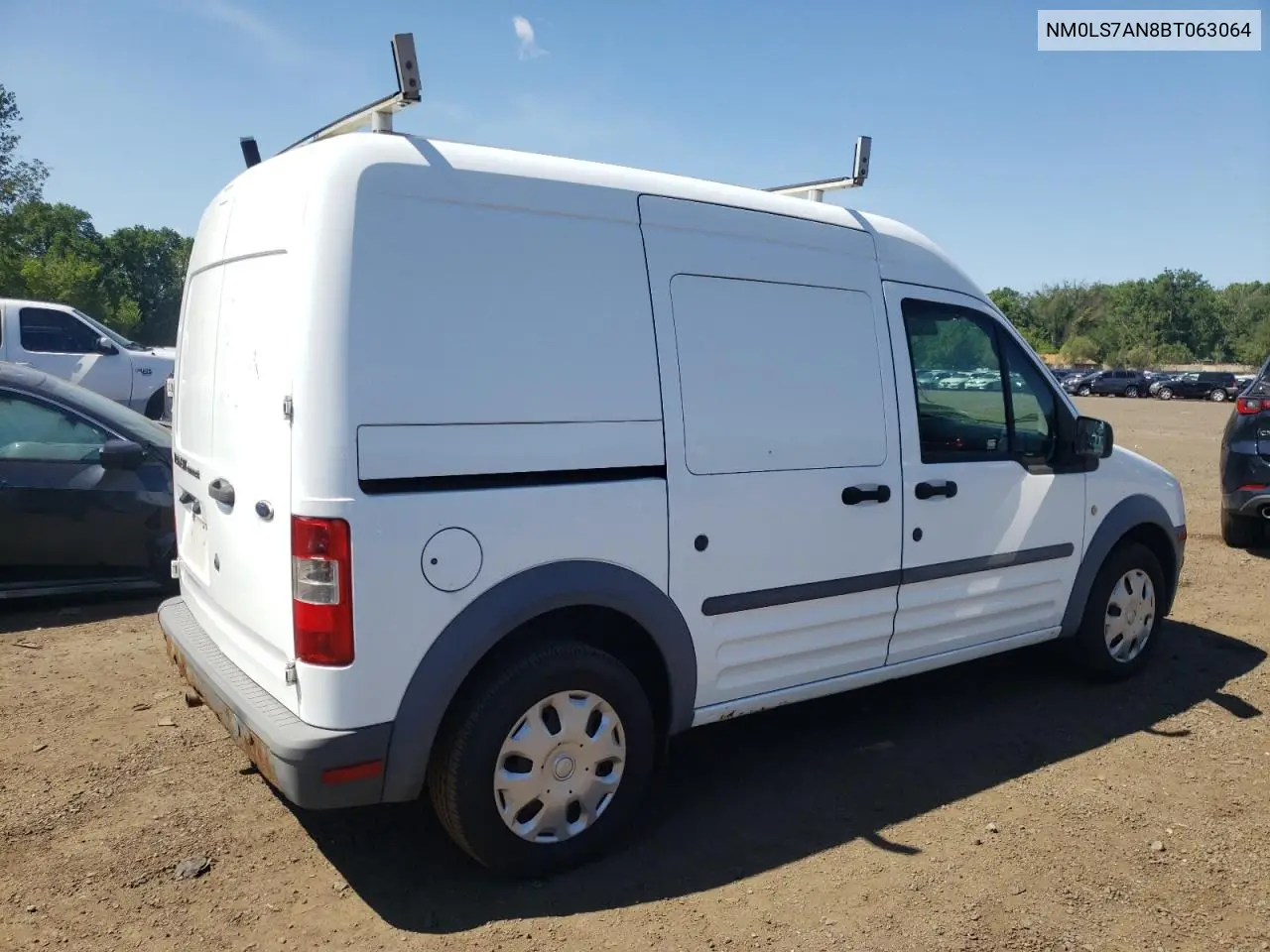 2011 Ford Transit Connect Xl VIN: NM0LS7AN8BT063064 Lot: 62218675