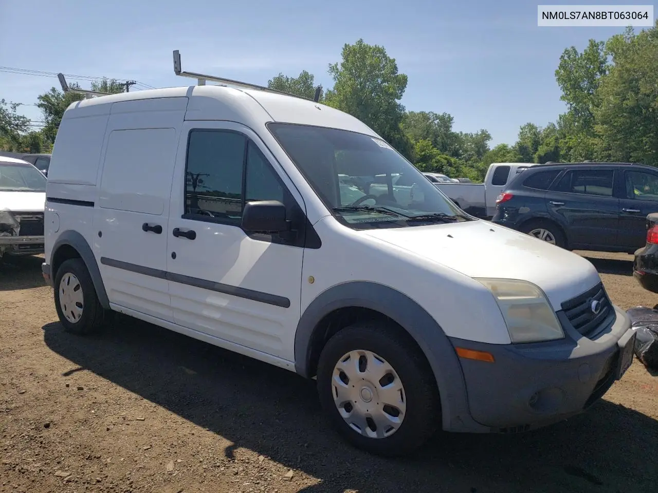 2011 Ford Transit Connect Xl VIN: NM0LS7AN8BT063064 Lot: 62218675
